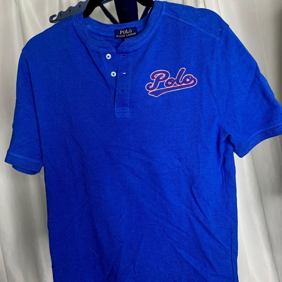 Polo Ralph Lauren Other - Polo Ralph Lauren Blue Henley Polo - XL-NWT